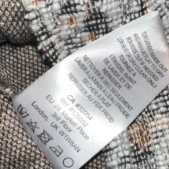 Anthropologie Dolan Leopard Longline Brown Motif Tweed Jacket, Women’s XS - Picture 8 of 12